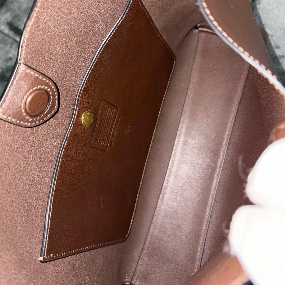 COACH ブルックリン28 ショルダーバッグ ブラウン
