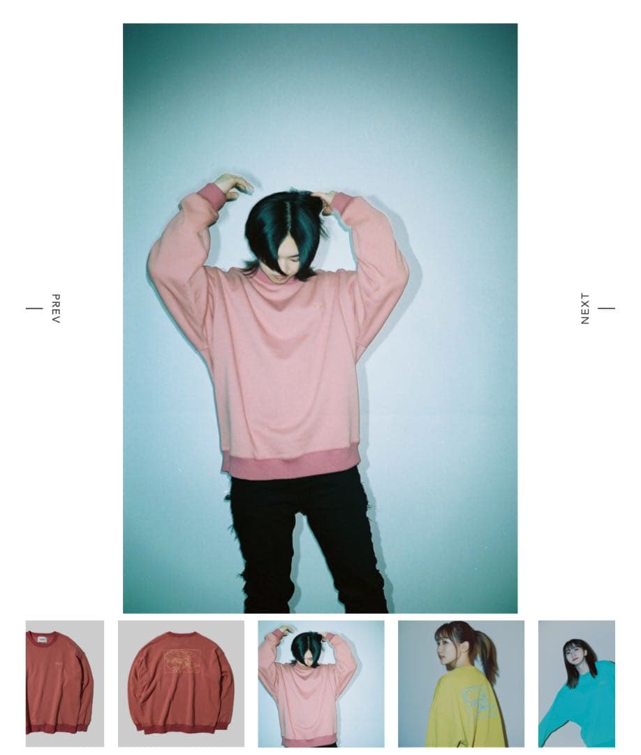 YOASOBI crewneck pullover スウェット グッズ ピンク