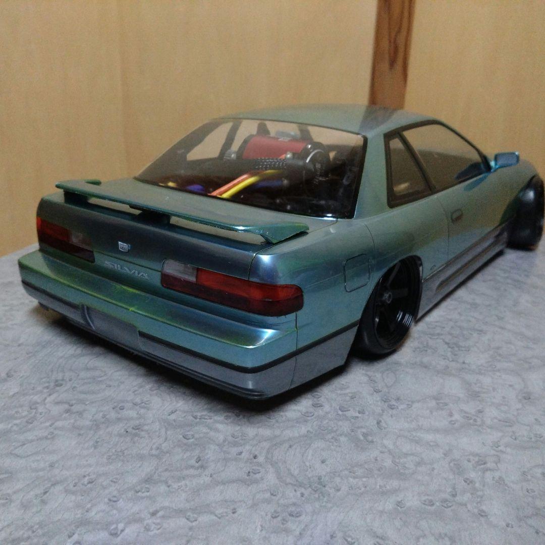 ABCホビー　シルビア S13　ライムグリーンツートン 未使用ボディ