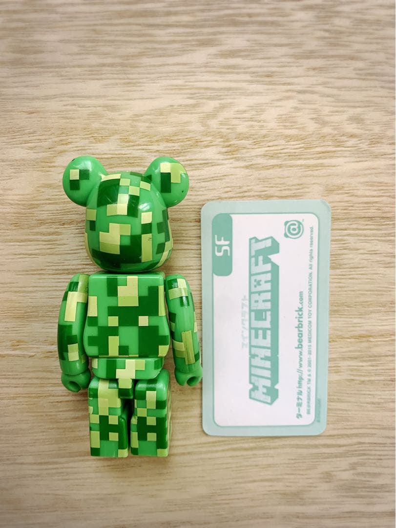 ベアブリック 100% マインクラフト クリーパー - メルカリ