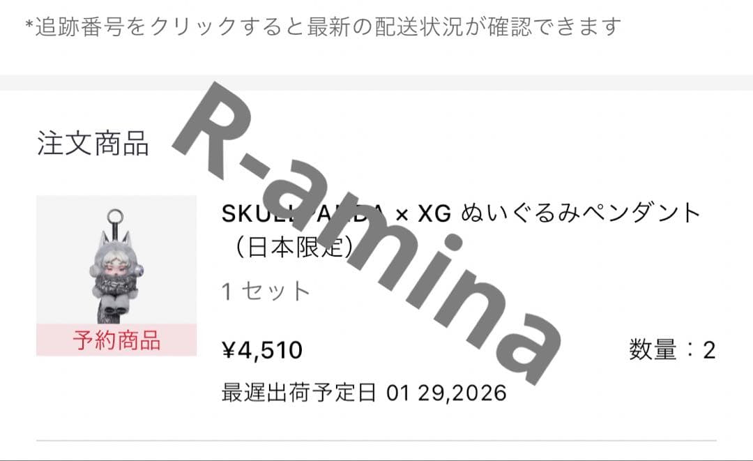 正規品POPMART SKULLPANDA XG ぬいぐるみペンダント2個セット