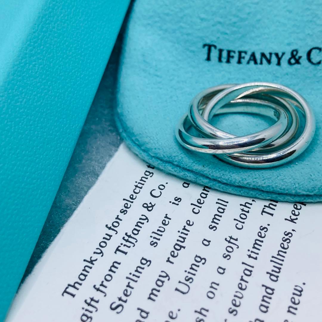 g*o様 最終値下げ！　ティファニー リング インターロッキング 3連　AG92