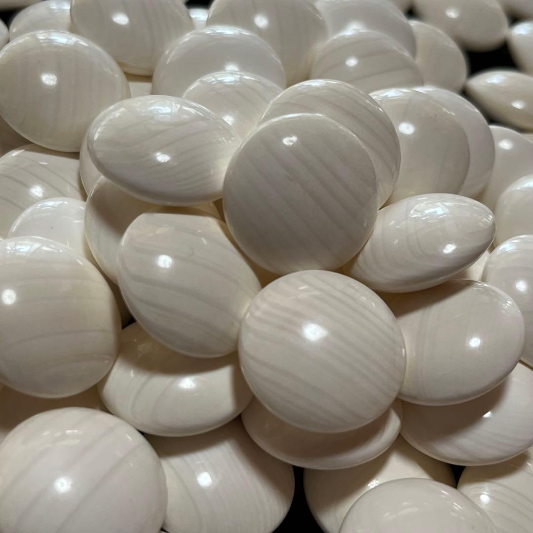 蛤碁石 碁石 36号 碁盤 碁笥　30号　2セット