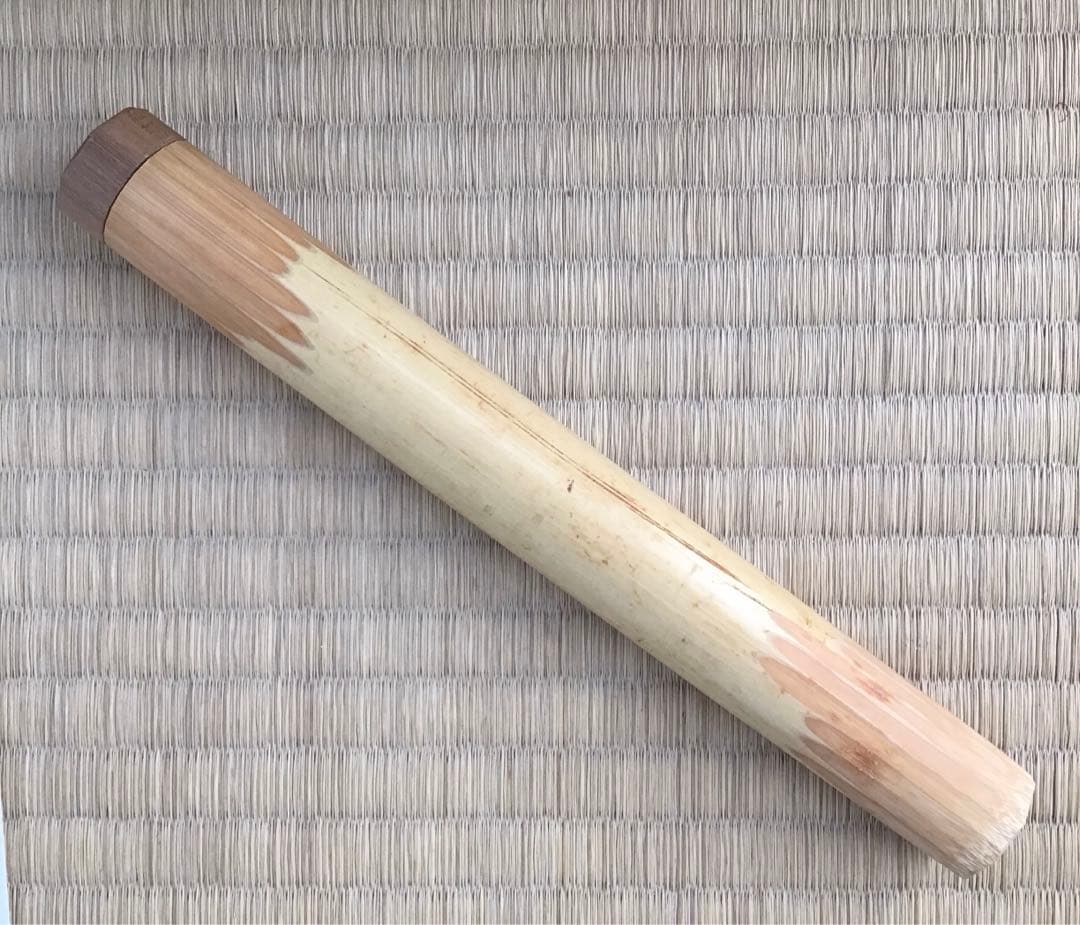 茶杓(古升)銘:萩の露11代松尾宗倫作葆光斎書付栞共筒共箱S85CS