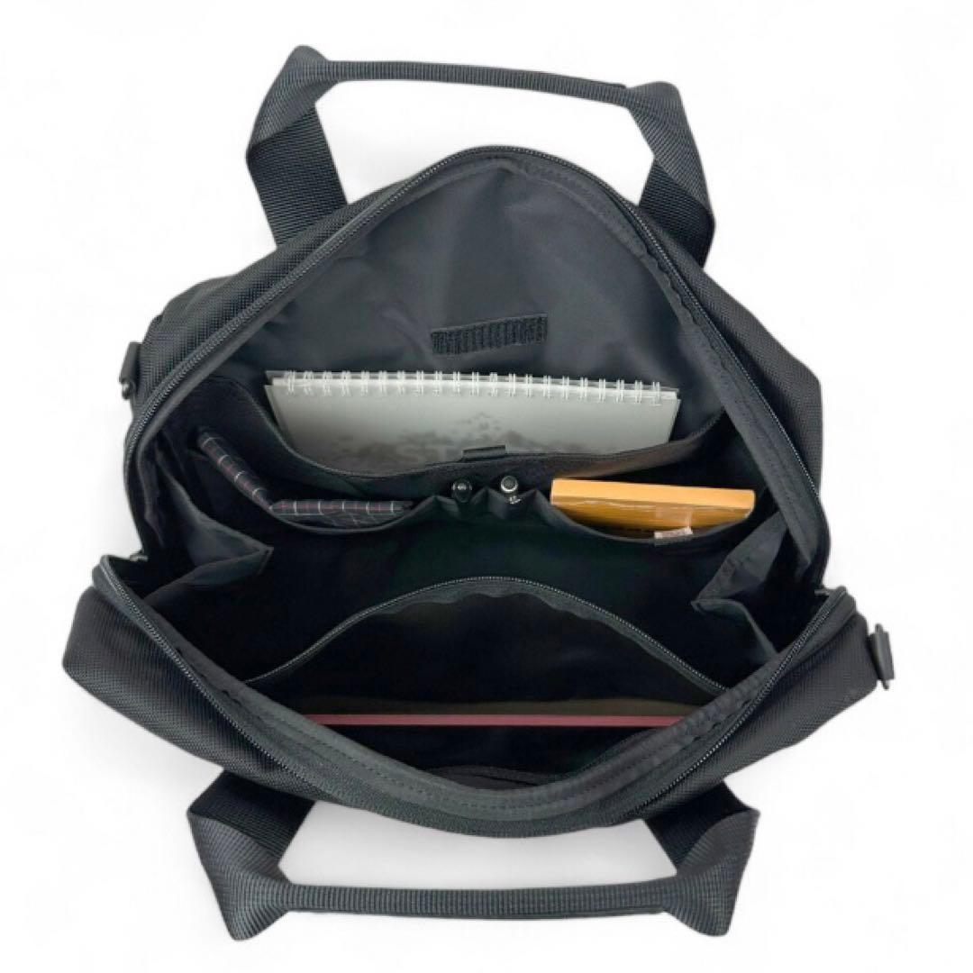 ポーター ステージ 2WAY ブリーフケース ビジネスバッグ ネイビー　美品