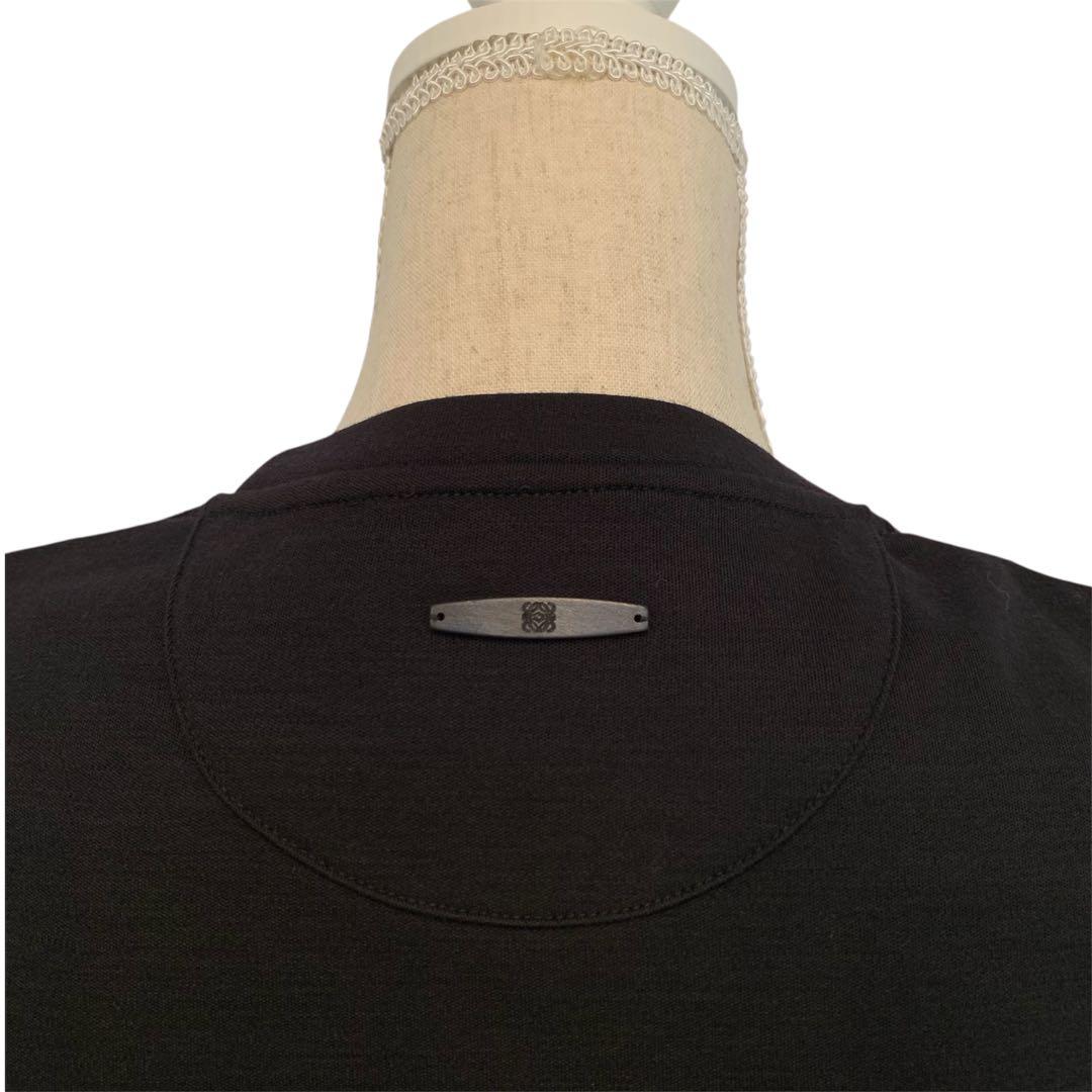 LOEWE（ロエベ）ラナウール地ノースリーブ/M/ブラック