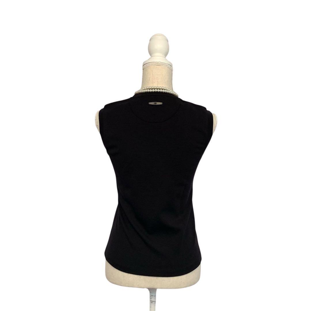 LOEWE（ロエベ）ラナウール地ノースリーブ/M/ブラック