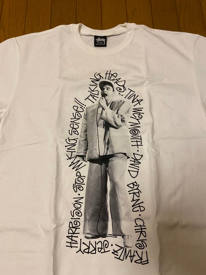 Stussy Talking Heads Tシャツ　野村　着用 stussy talking heads Tシャツ 白 S 野村訓市