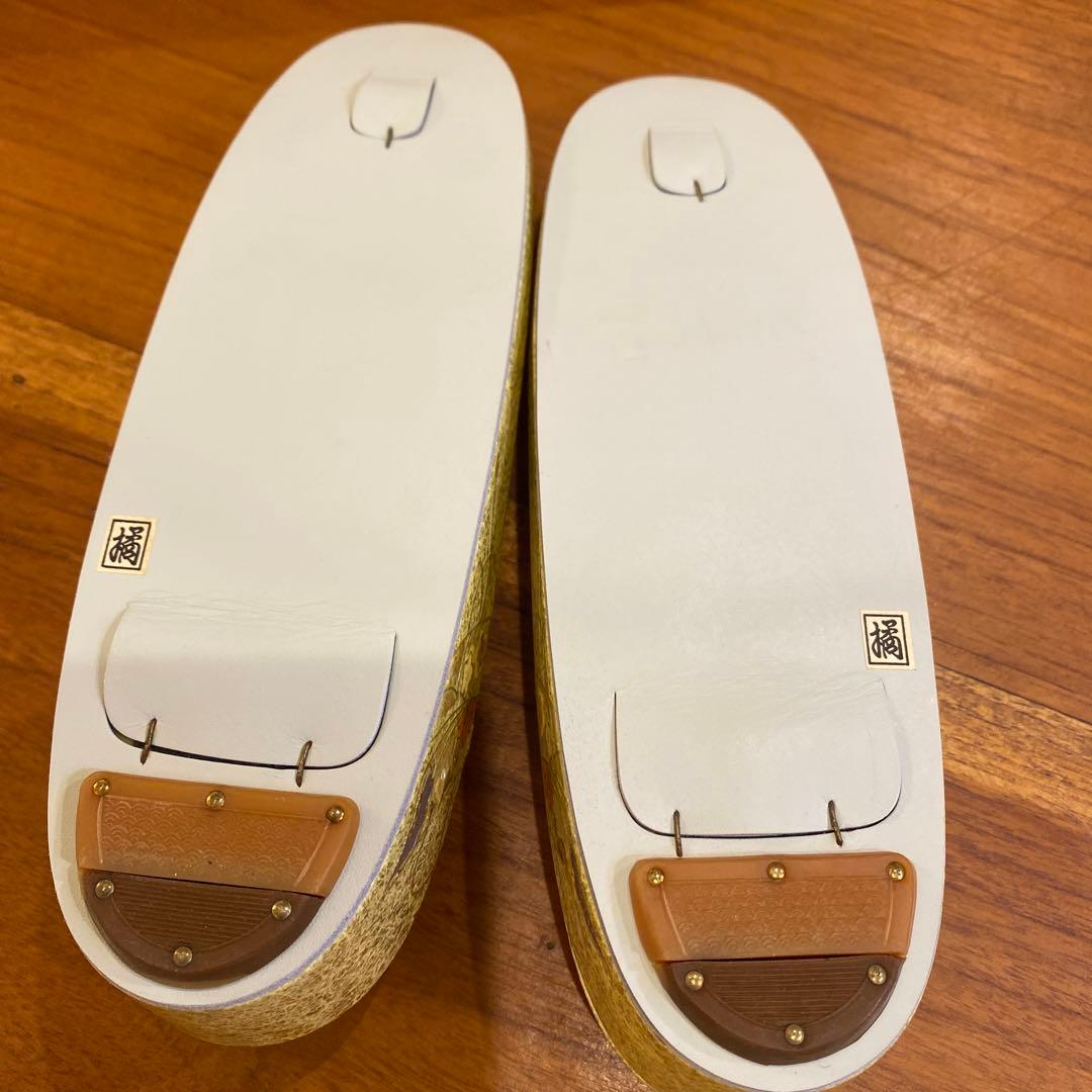 【新品未使用】貝細工　和装　バッグ・草履セット