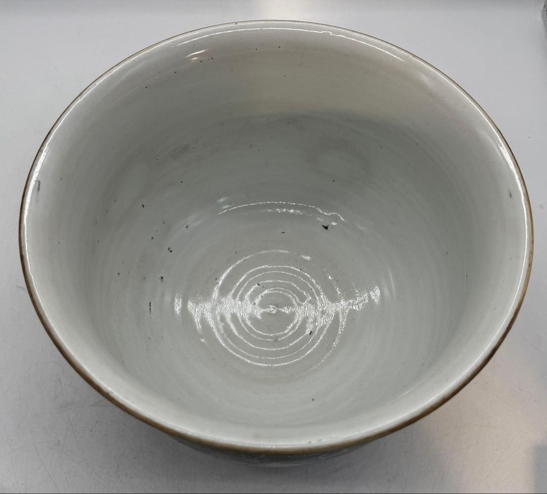 中国　清時代　染付　龍紋壺　青華　送料込み251210