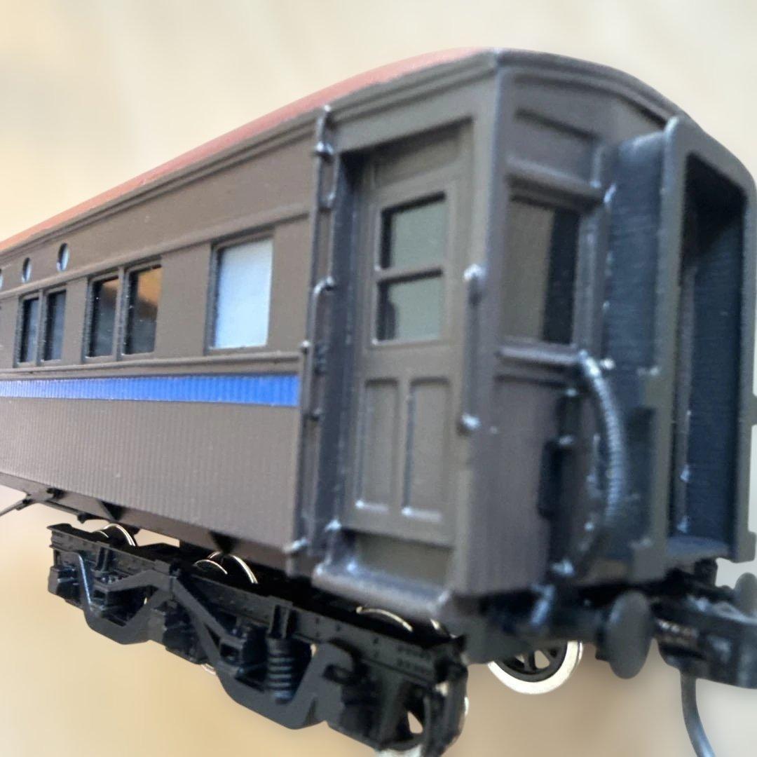 HO スロネ10067? 丸小窓　ブラウン客車モデル　客車ラスト出品