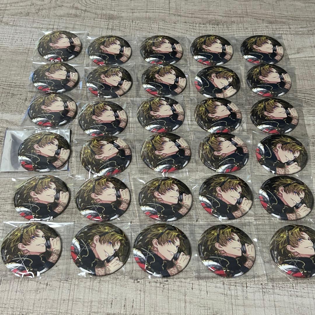 パラライ 九頭竜智生 BIG缶バッジ 4周年 セット