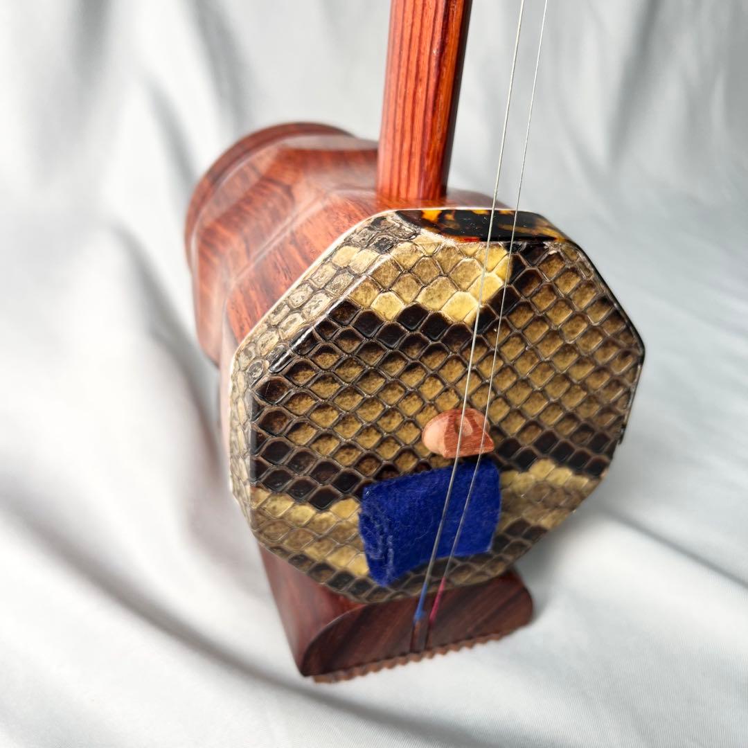 二胡 宋廣寧製 ケース付き ねじれ糸巻き 楽器 民族楽器