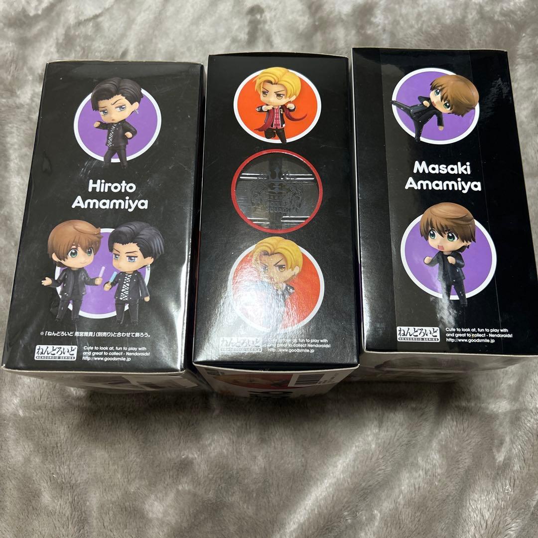 HIGH&LOW ねんどろいどフィギュア3個セット 雨宮兄弟 コブラ