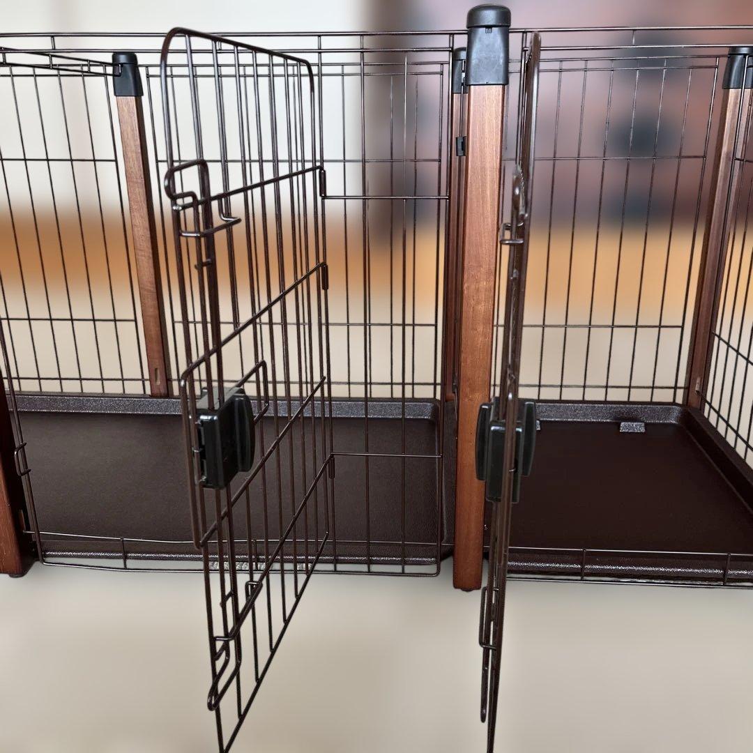 広島限定 小型犬用ケージ Petio 木製支柱 しつけのできるゲージ - メルカリ