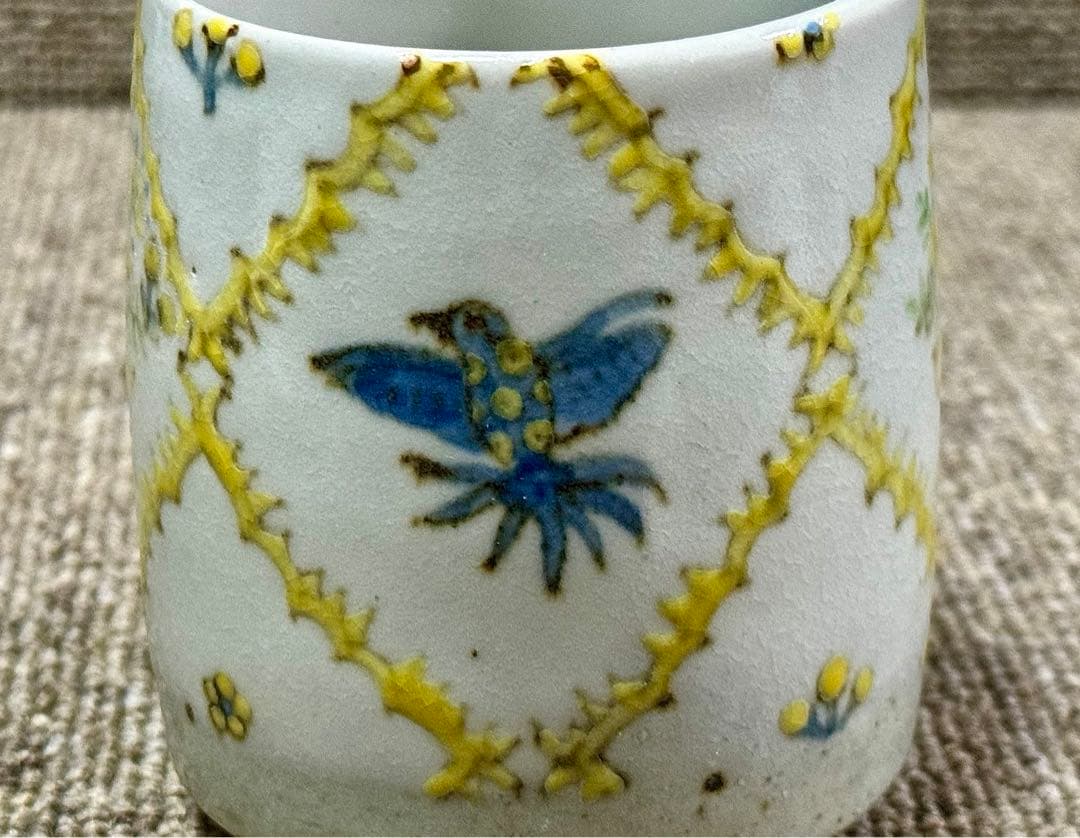 更紗柄 山崎裕理 湯呑み