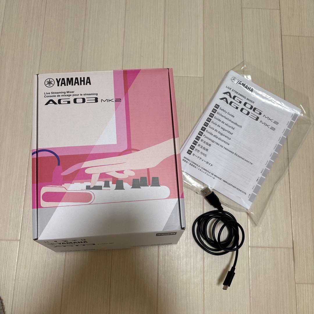 YAMAHA AG03 MK2 オーディオインターフェイス