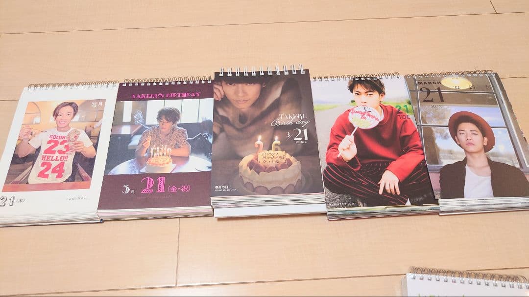 佐藤健 佐藤めくる カレンダー9冊＋付属DVD3枚＋TENBLANK銀テ1本