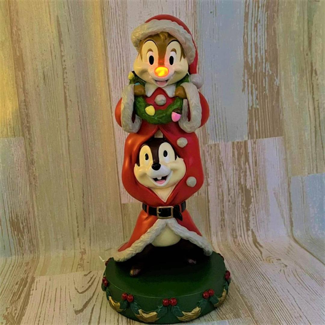 激激レア★チップとデール Chip Dale クリスマス ライトアップフィギュア