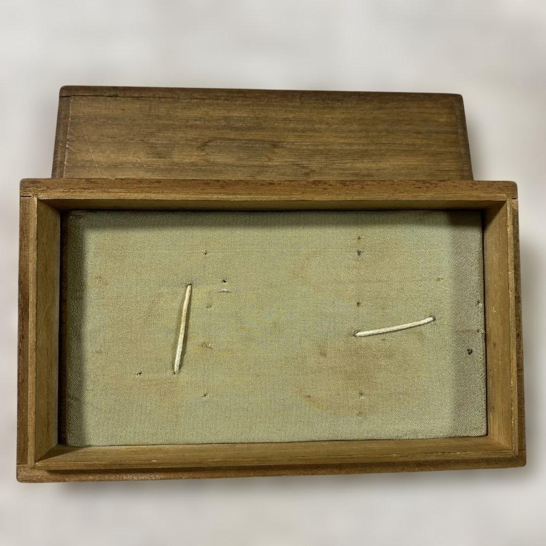 B-33 目貫　金象嵌　木箱付き　武具　刀装具　刀　美術品　工芸品　装飾品