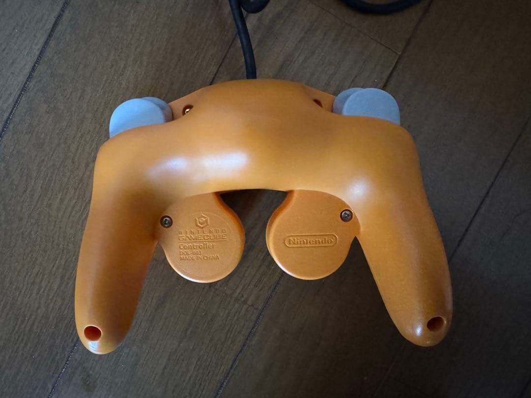 ジャンク ゲームキューブ オレンジ 外箱有 ケーブル二点付