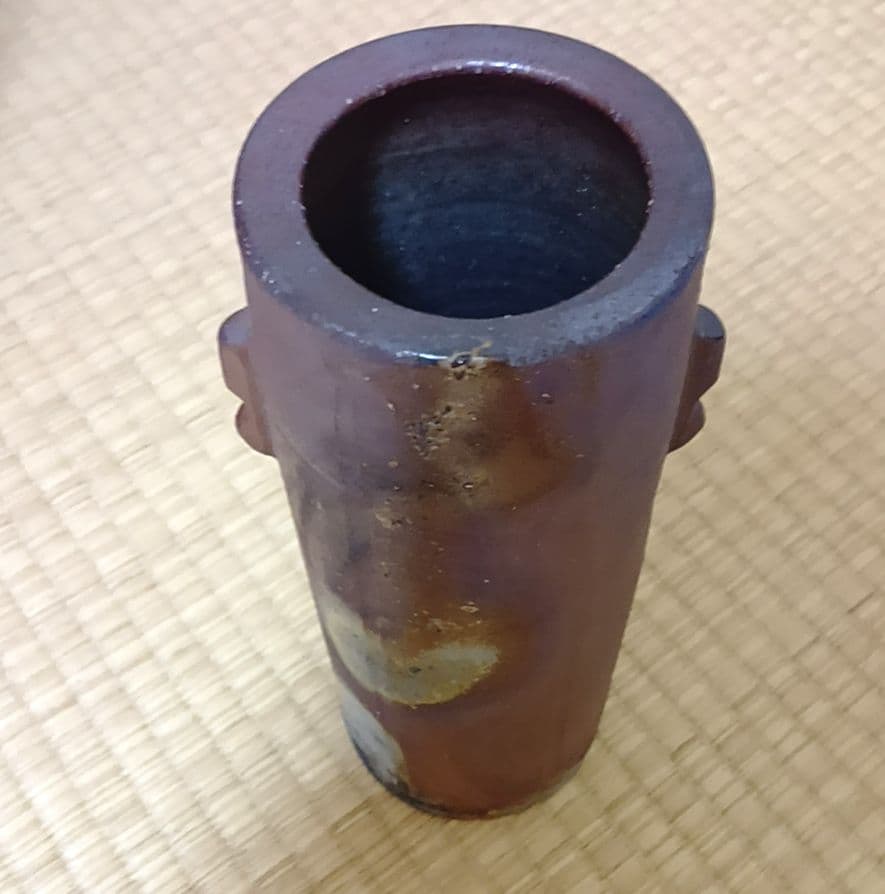 備前焼】【木村長十郎友敬】作 木村友敬 木村純雄 花瓶 花器 壺 花