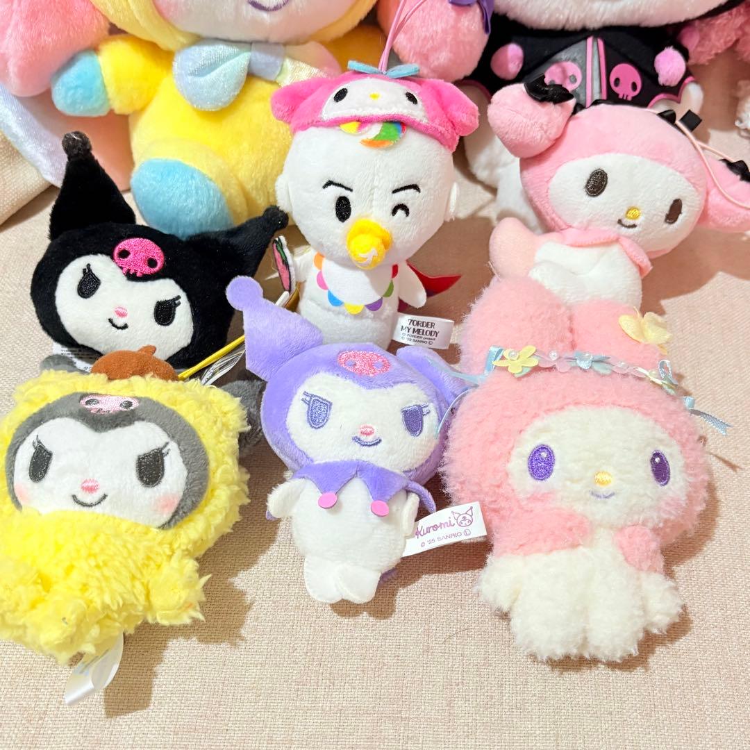 マイメロディ　クロミちゃん　ぬいぐるみ　キーホルダー　ストラップ　まとめ売り
