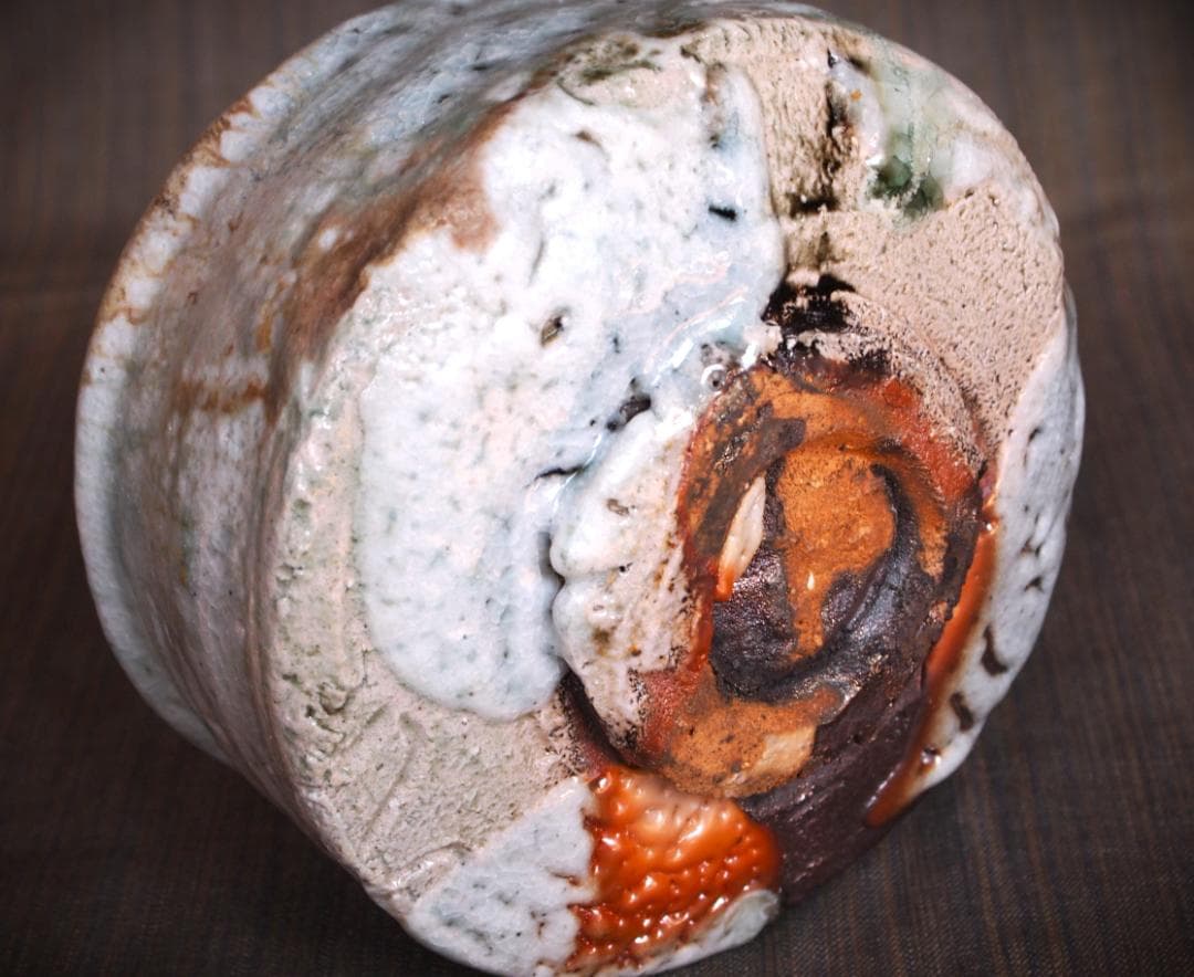 希少作☆熊野九郎右衛門☆熊志野茶碗☆共箱・布・栞 - メルカリ