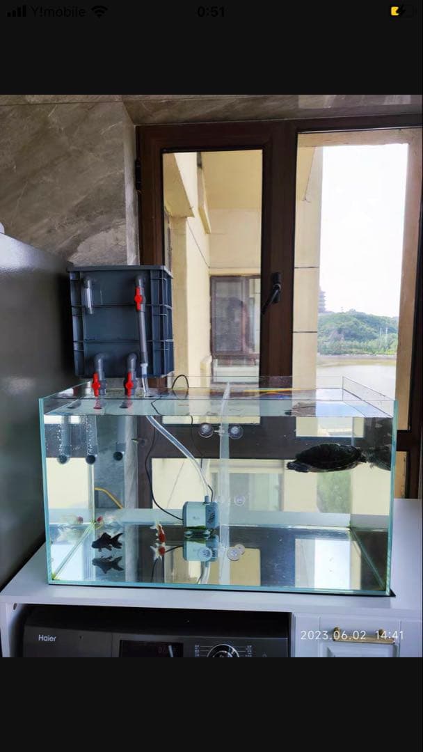 市場最安値、水中ポンプ25w付き大型水槽万能濾過装置濾過外部式濾過