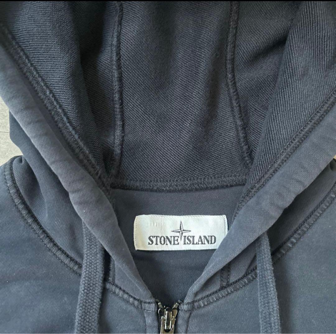 【希少モデル❗️】美品！stone  ジップパーカー　ネイビー　L