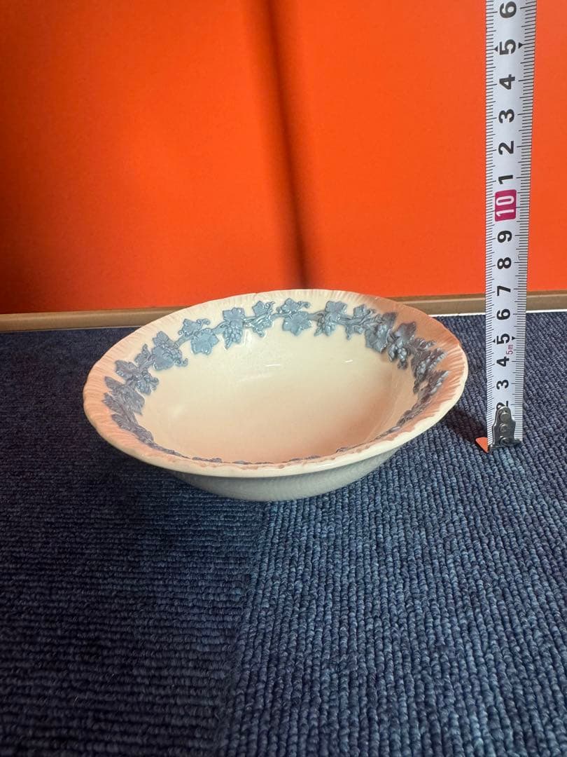 2046 ウェッジウッド クイーンズウェア カップ＆ソーサ1客 鉢1客 皿1客