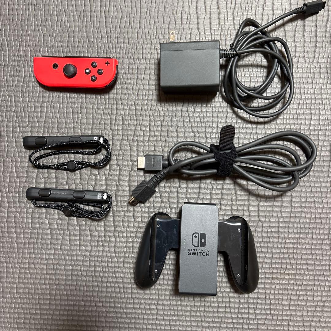 Nintendo Switch 本体 セット➕ジョイコン赤付き