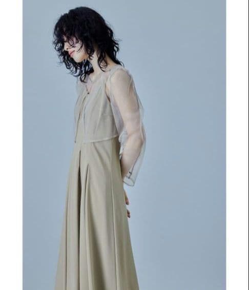 極美品 ドリードール niana ボレロ ケープ ドレス M 結婚式 お呼ばれ