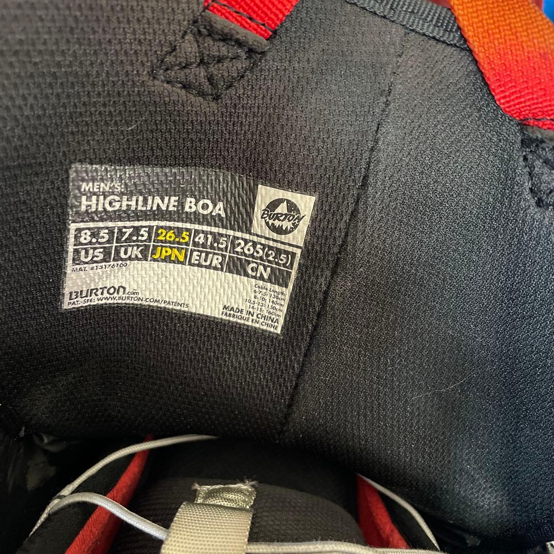BURTON スノボ　ブーツ　26.5cm