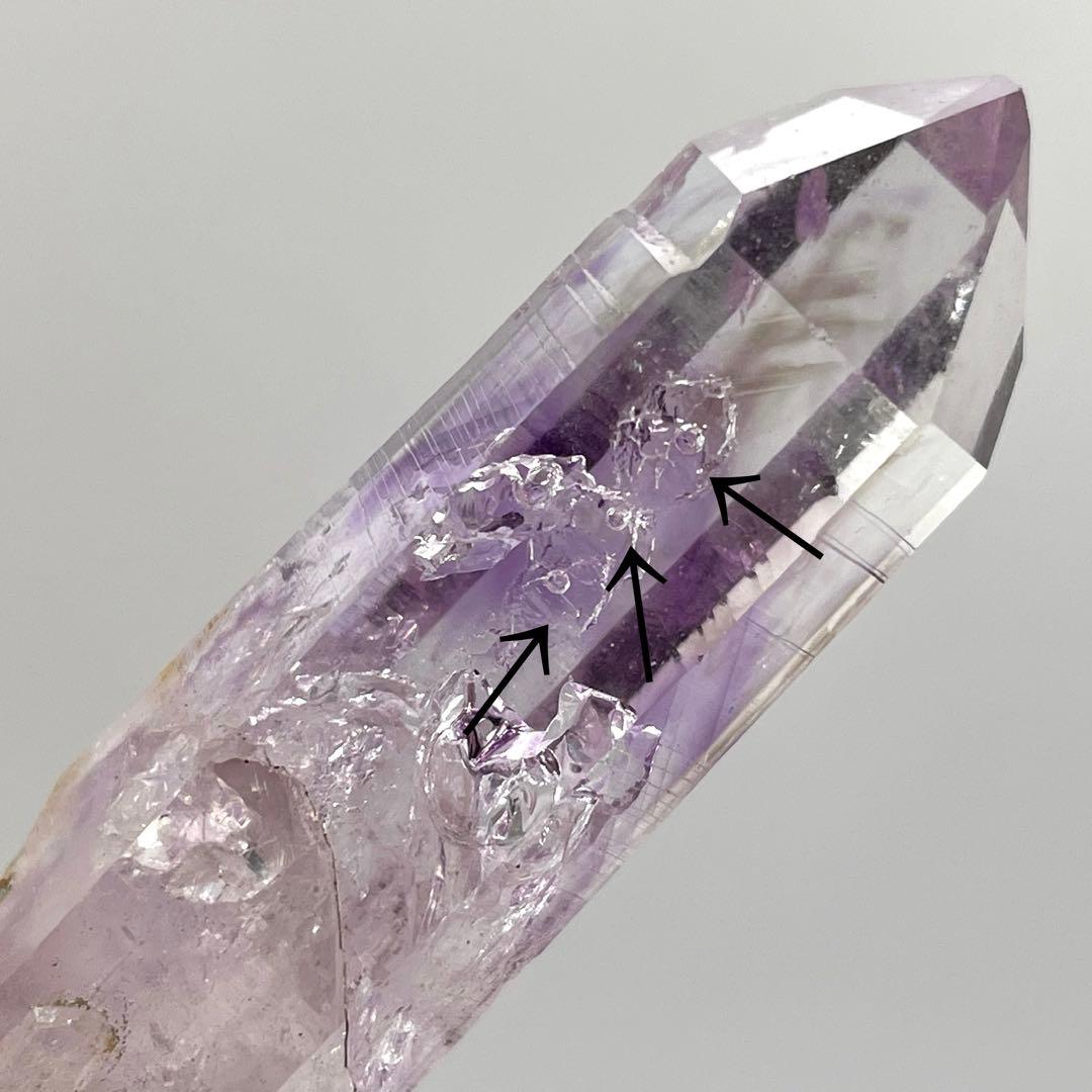 ミヤ202様 ナミビア Goboboseb山 アメシスト(水入り、気泡3箇所