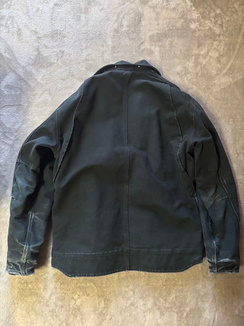 Carhartt ブラック ジップアップジャケット
