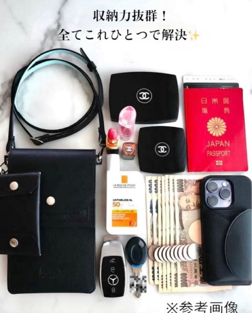 【新品未使用】定価4.6万円L’arcobalenoフラップショルダーウォレット