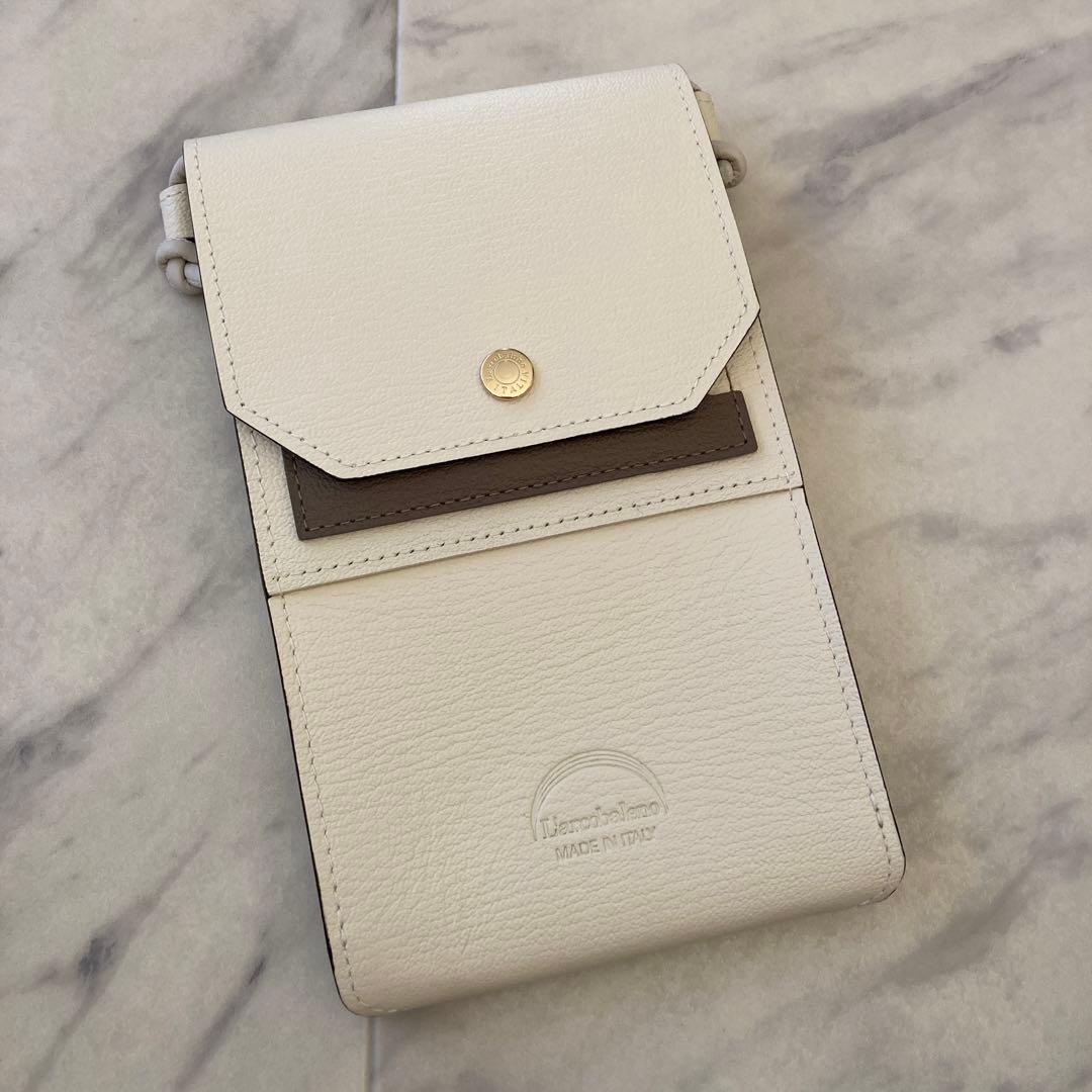 【新品未使用】定価4.6万円L’arcobalenoフラップショルダーウォレット