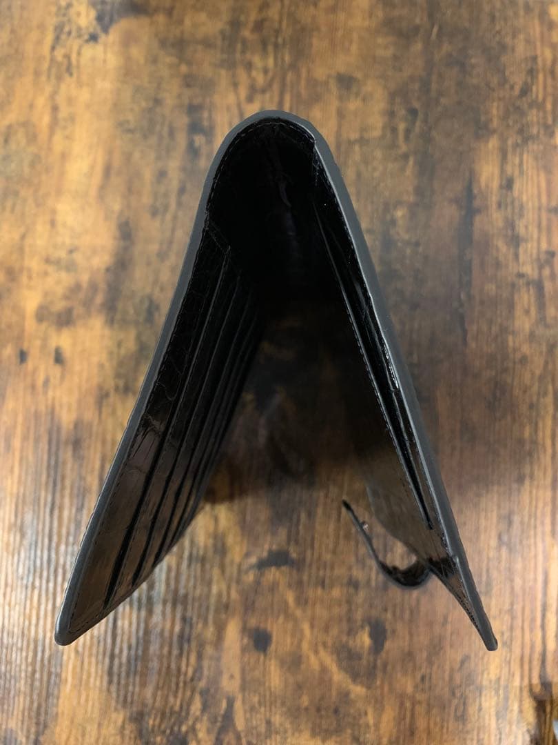 激安早い者勝ち最終ラスト１点ラグジュアリー未使用希少本クロコ　パスポート、カード