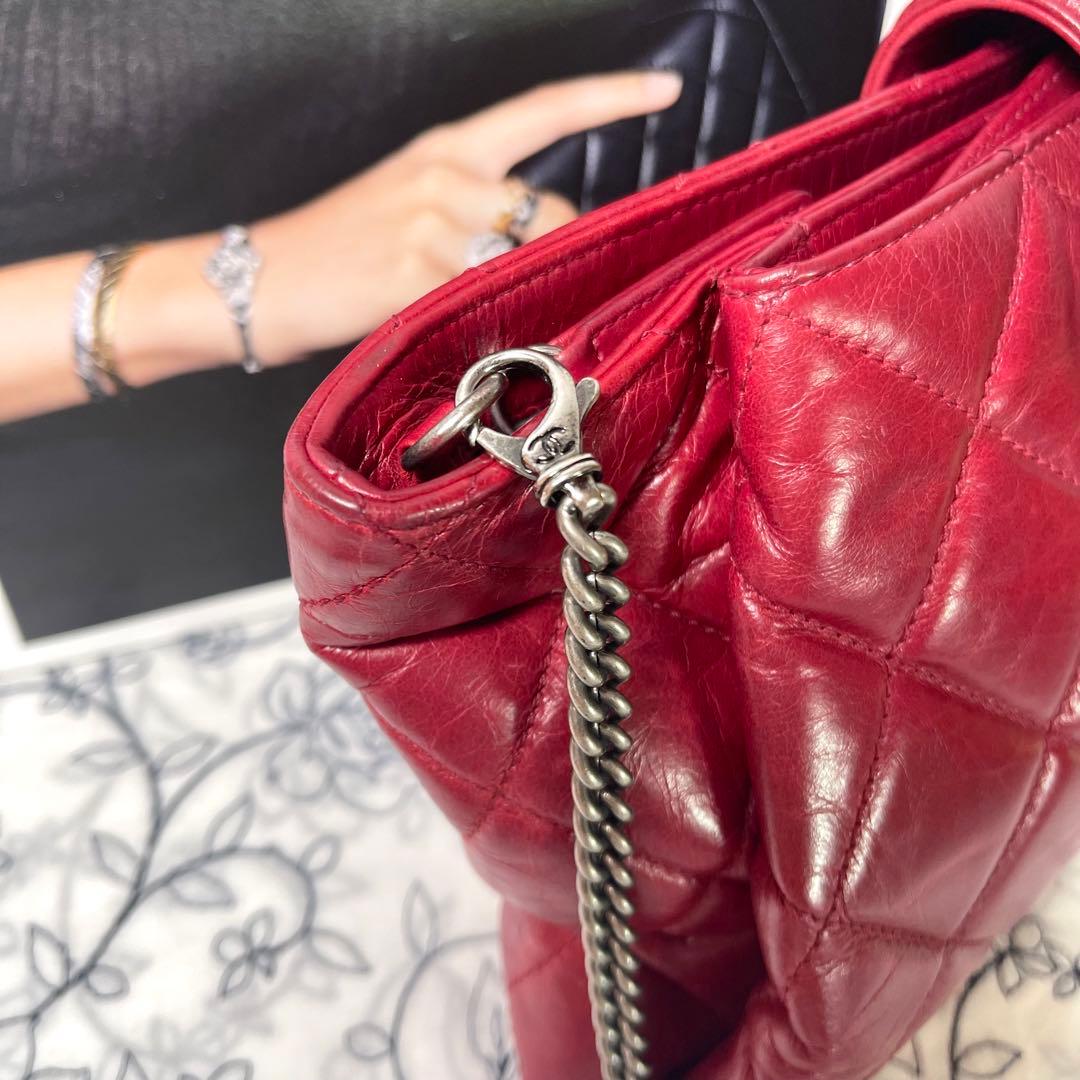 CHANEL シャネル【極美品】マトラッセ ココマーク チェーンショルダーバッグ