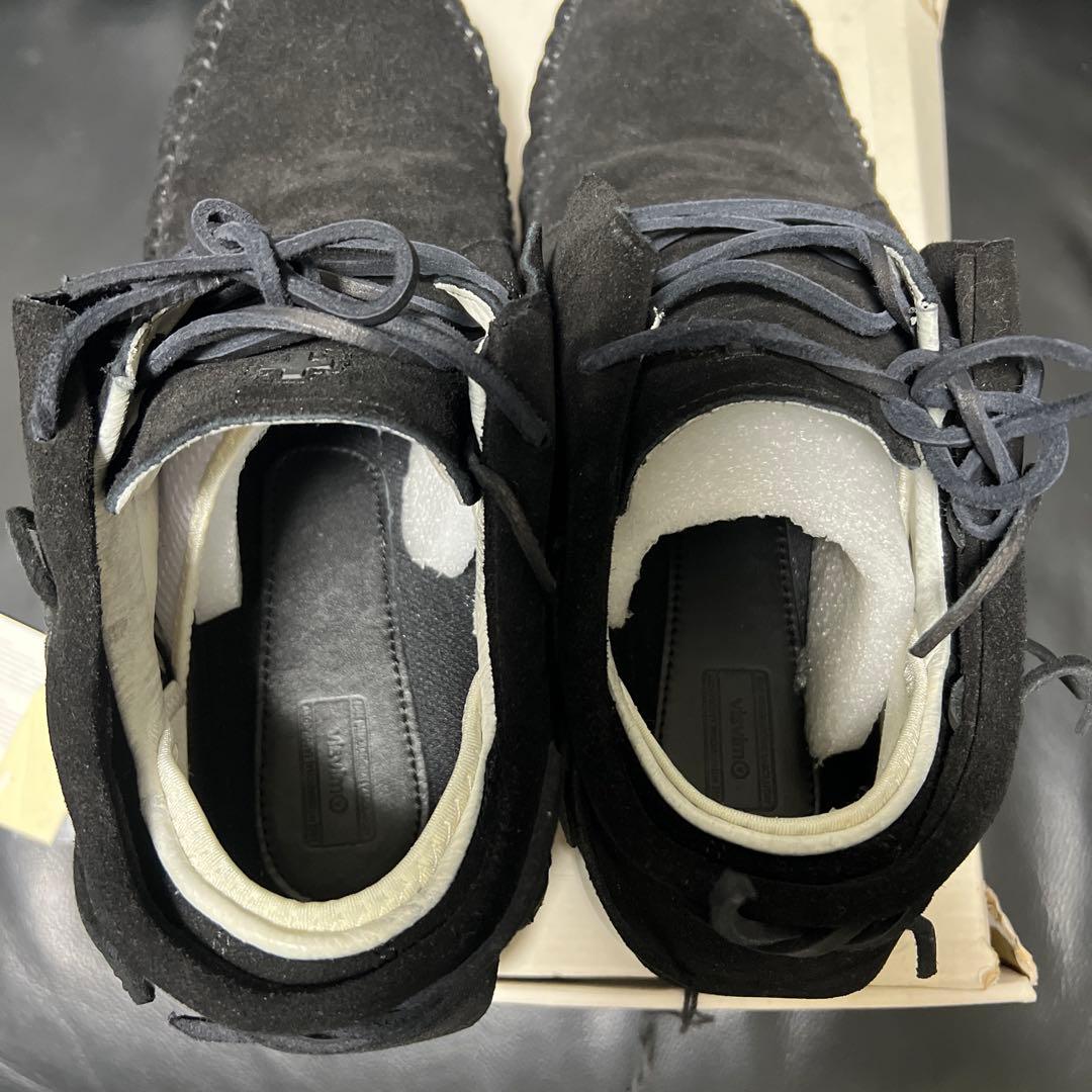 VISVIM FBT NEON BLACK 黒 スエード モカシン 29cm