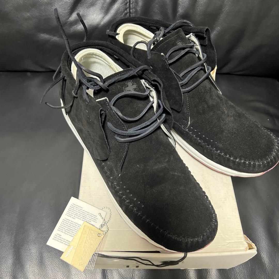 VISVIM FBT NEON BLACK 黒 スエード モカシン 29cm