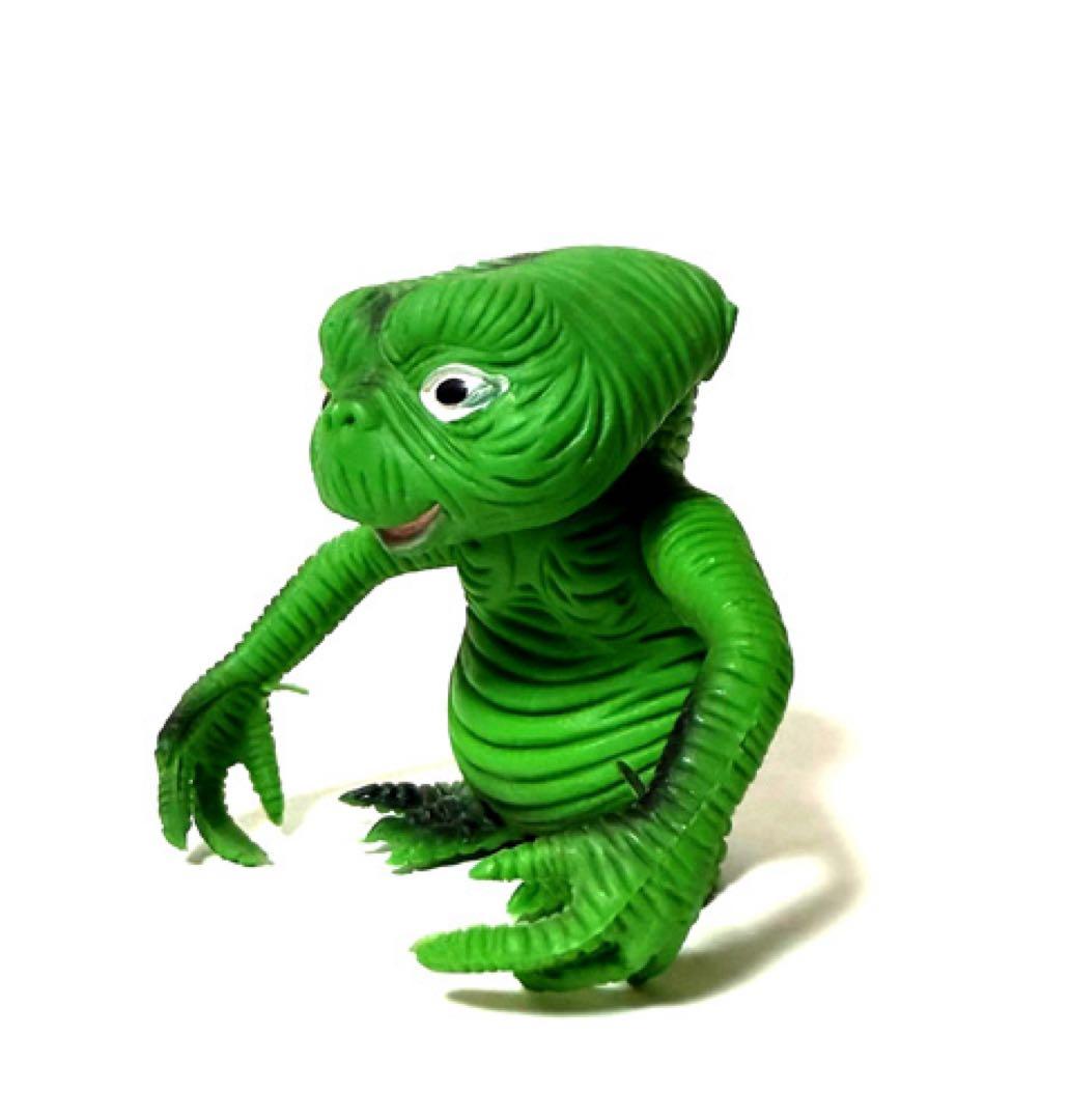 当時物 E.T. グリーン ラバー フィギュア GREEN E.T