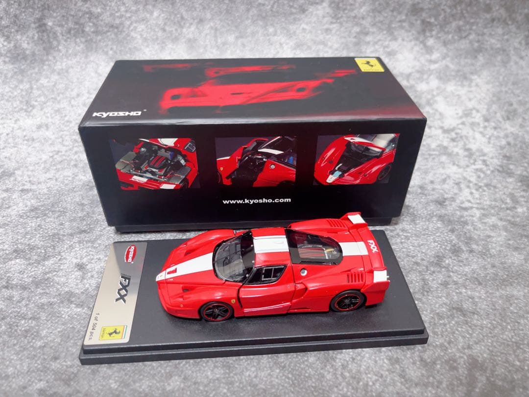 504台限定　京商 MR 1/43 Ferrari FXX フル開閉　赤