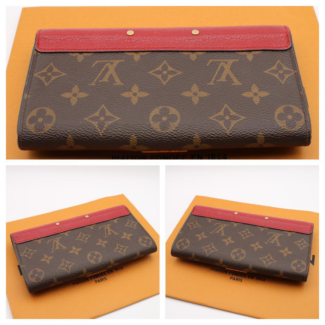 極上美品✨ルイヴィトン ポルトフォイユ パラス コンパクト スリーズ赤