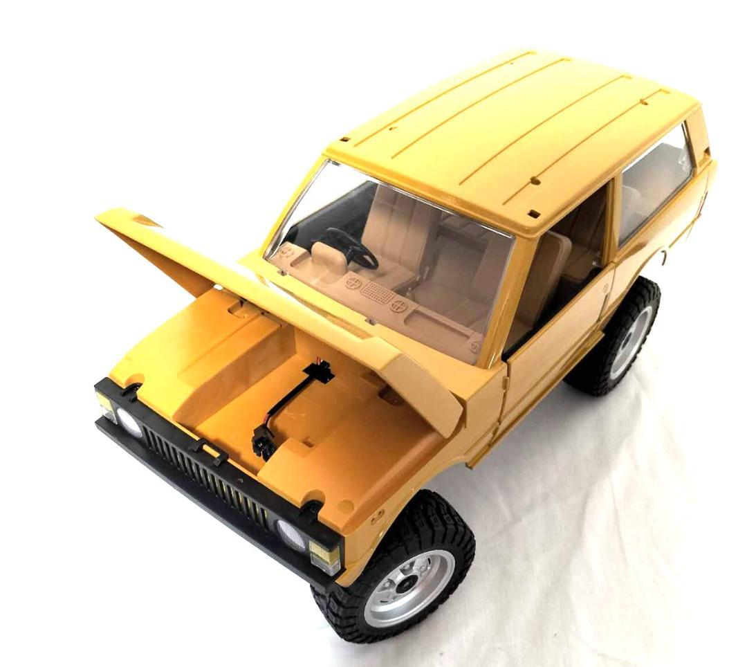 MN 168 1/12 初代レンジローバーSUVラジコンクローラー YELLOW