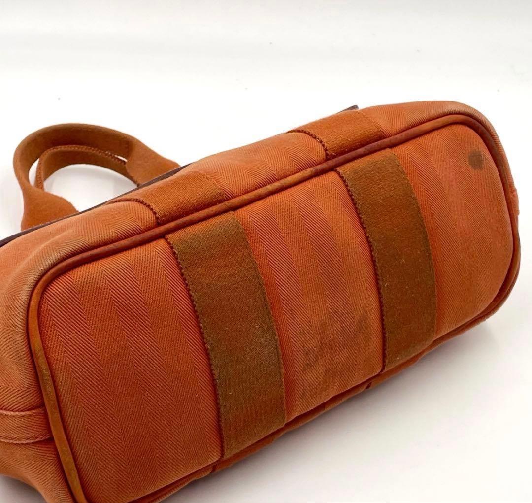 HERMES エルメス ヴァルパライソ pm ハンドバッグ トート オレンジ
