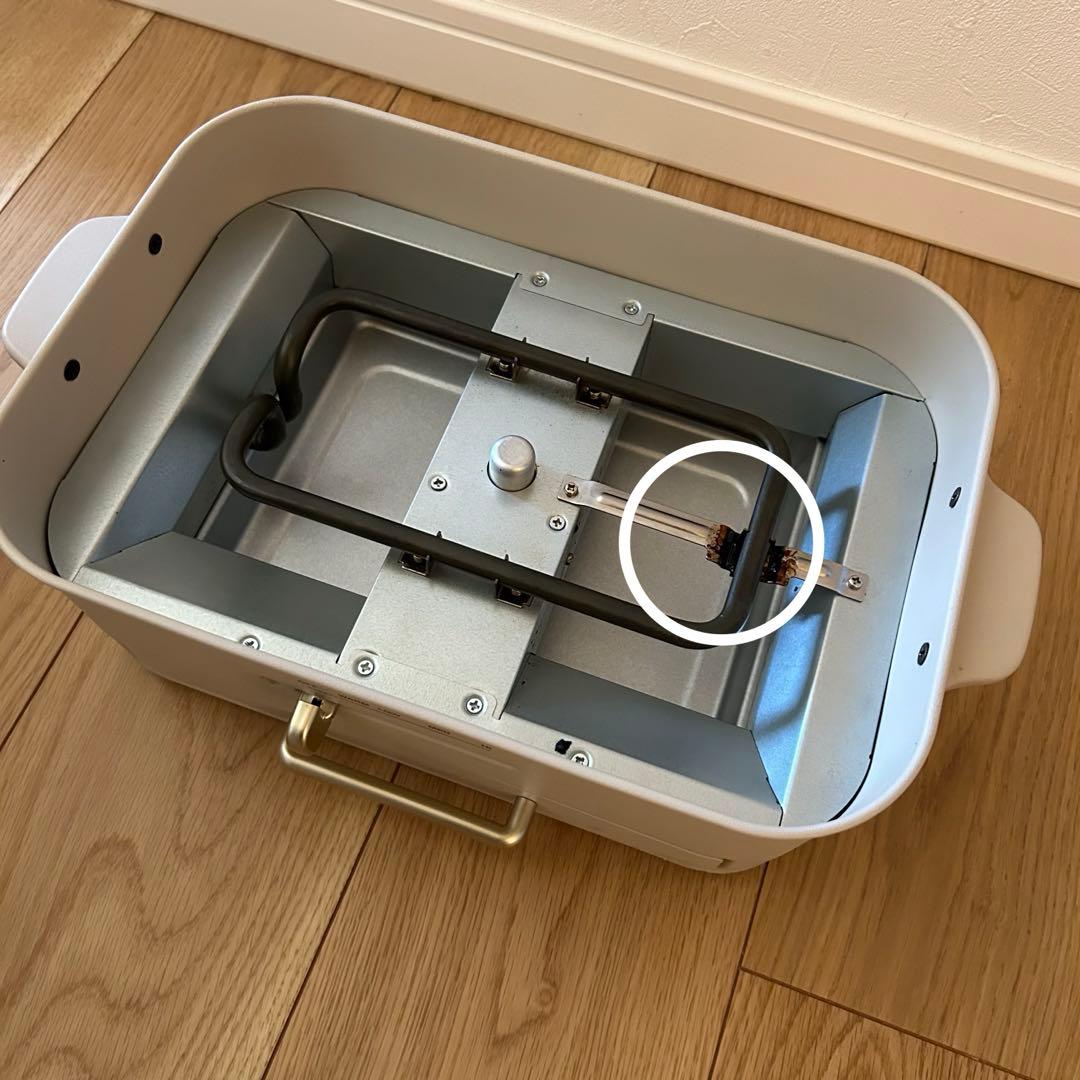 【一度使用】BRUNO コンパクトグリルホットプレート グレージュ