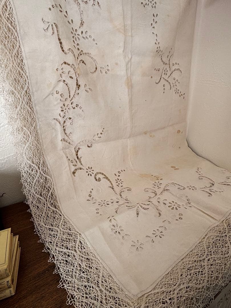 フランス 蚤の市 テーブルクロス リメイク ブロカント