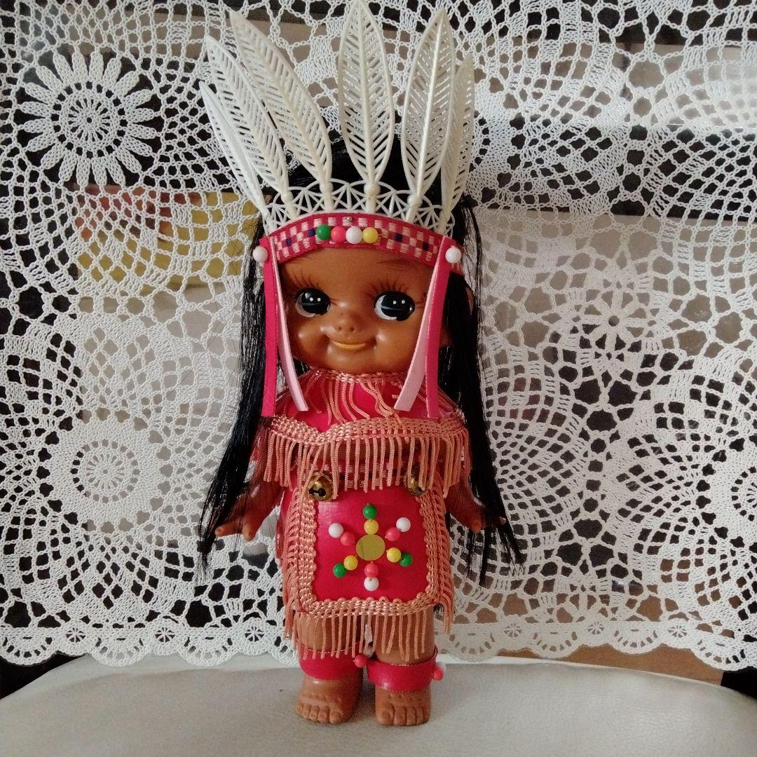 昭和レトロ インディアン人形 - メルカリ